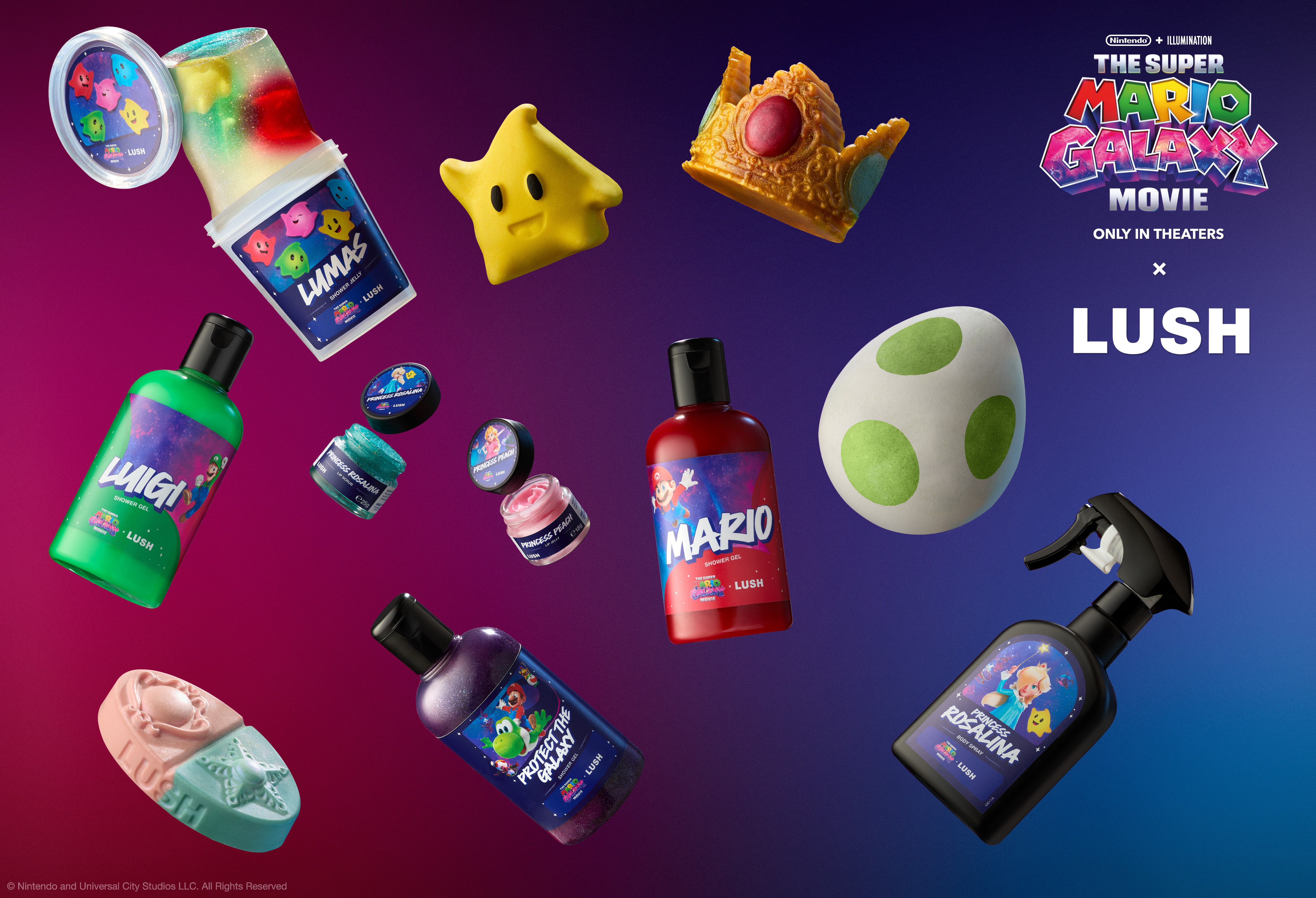The Super Mario Galaxy Movie × Lush